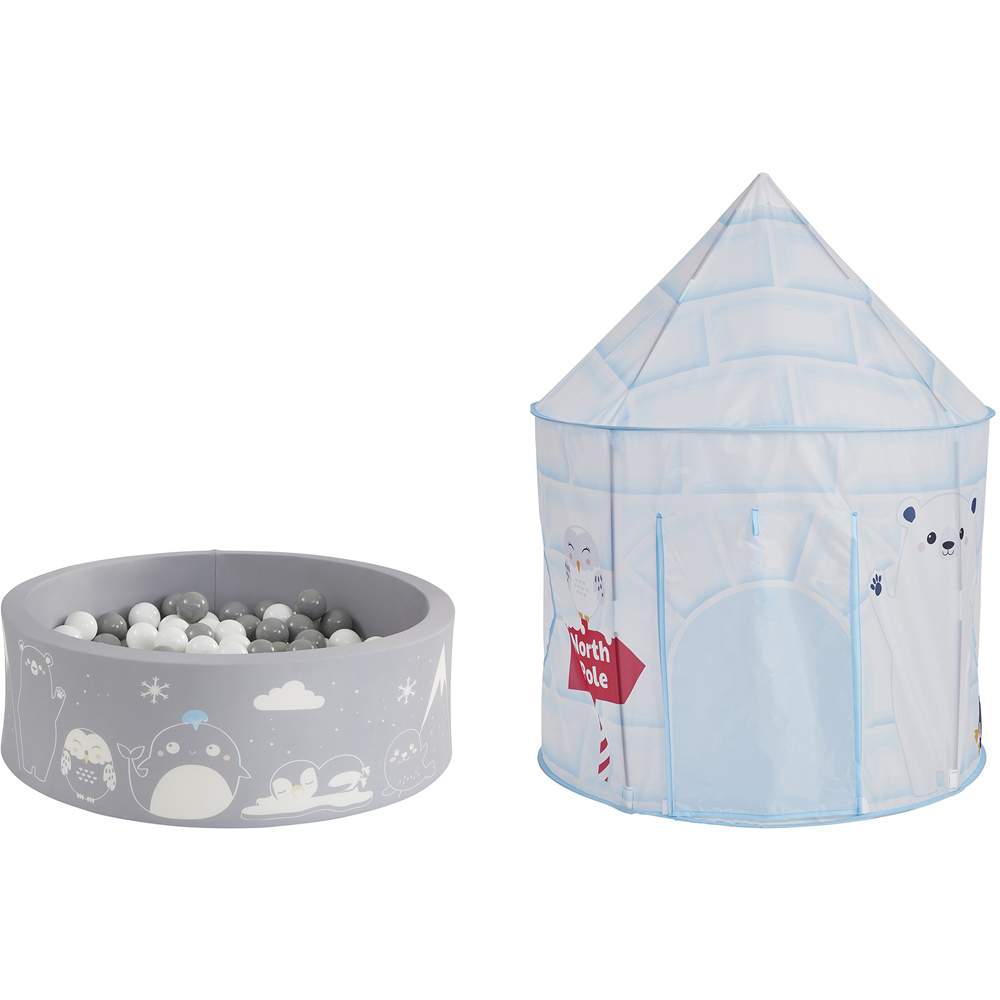 Liberty House Toys Arctic Play Tent with Ball Pit Image 1
