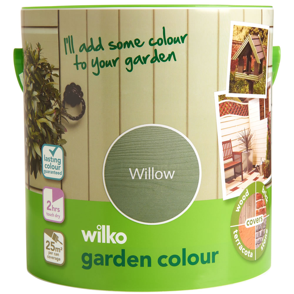 Wilko Garden Colour Willow Wood Paint 2.5L Image 2