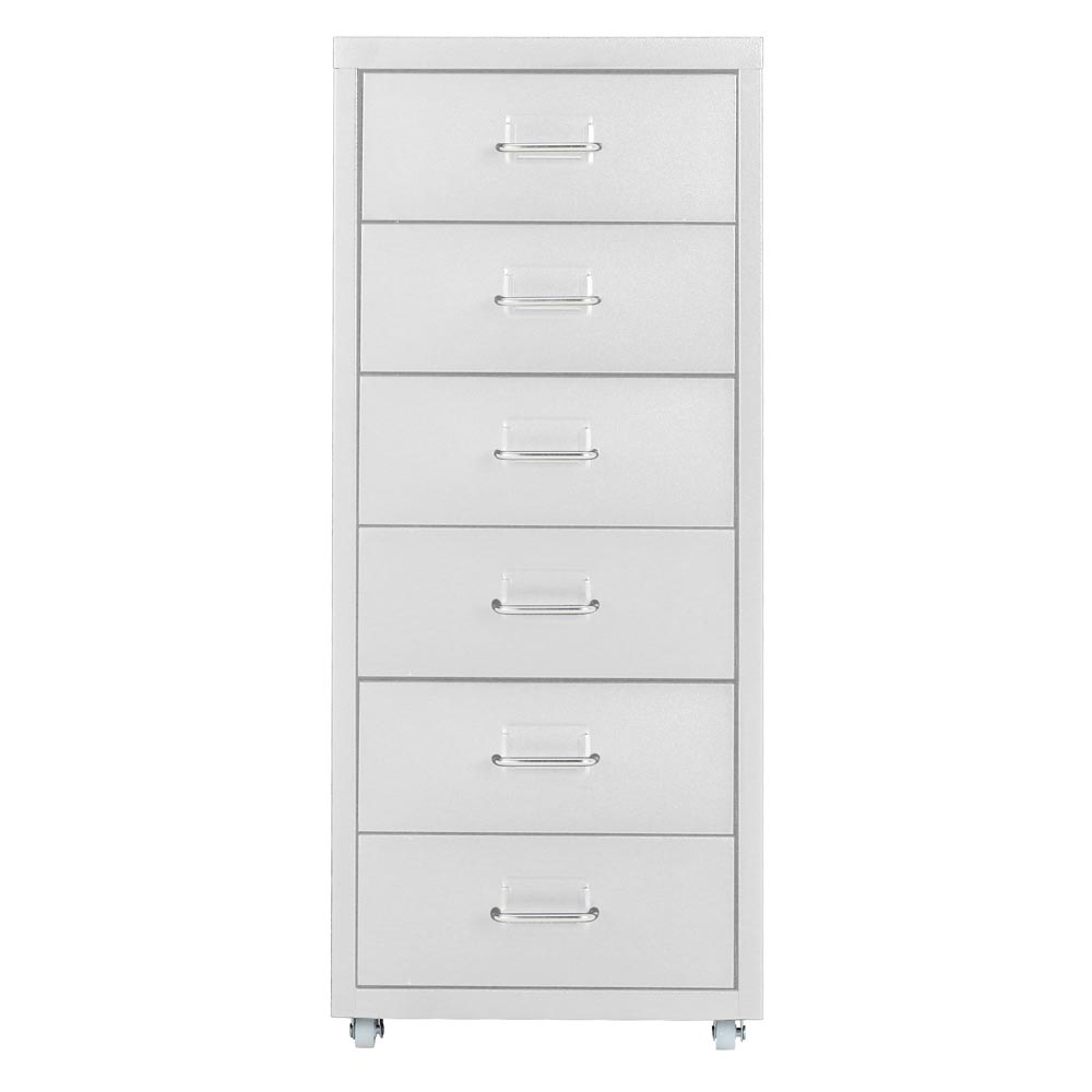 Living And Home Vertical File Cabinet with Wheels Image 3