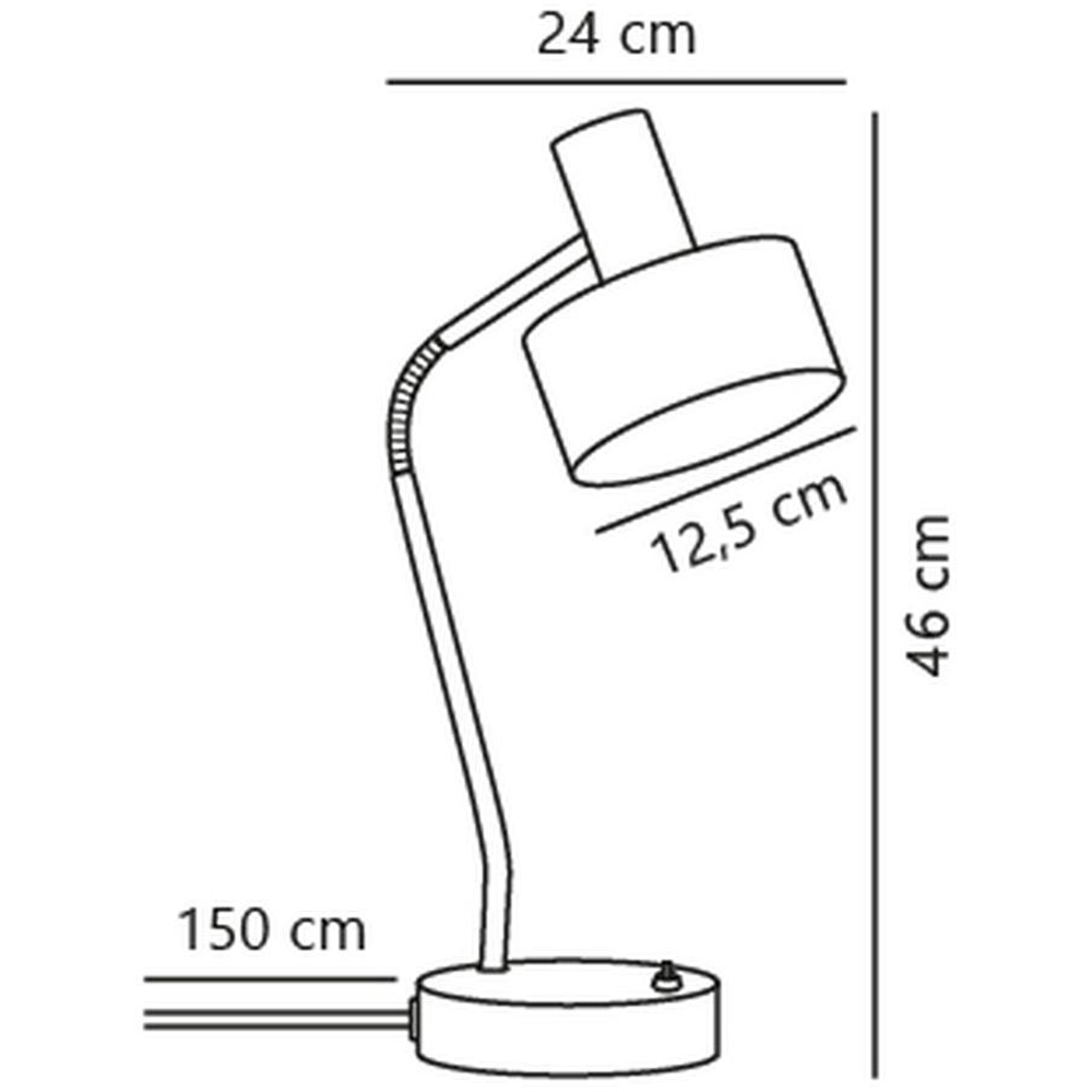 Nordlux Matis E27 Black Table Lamp Image 7
