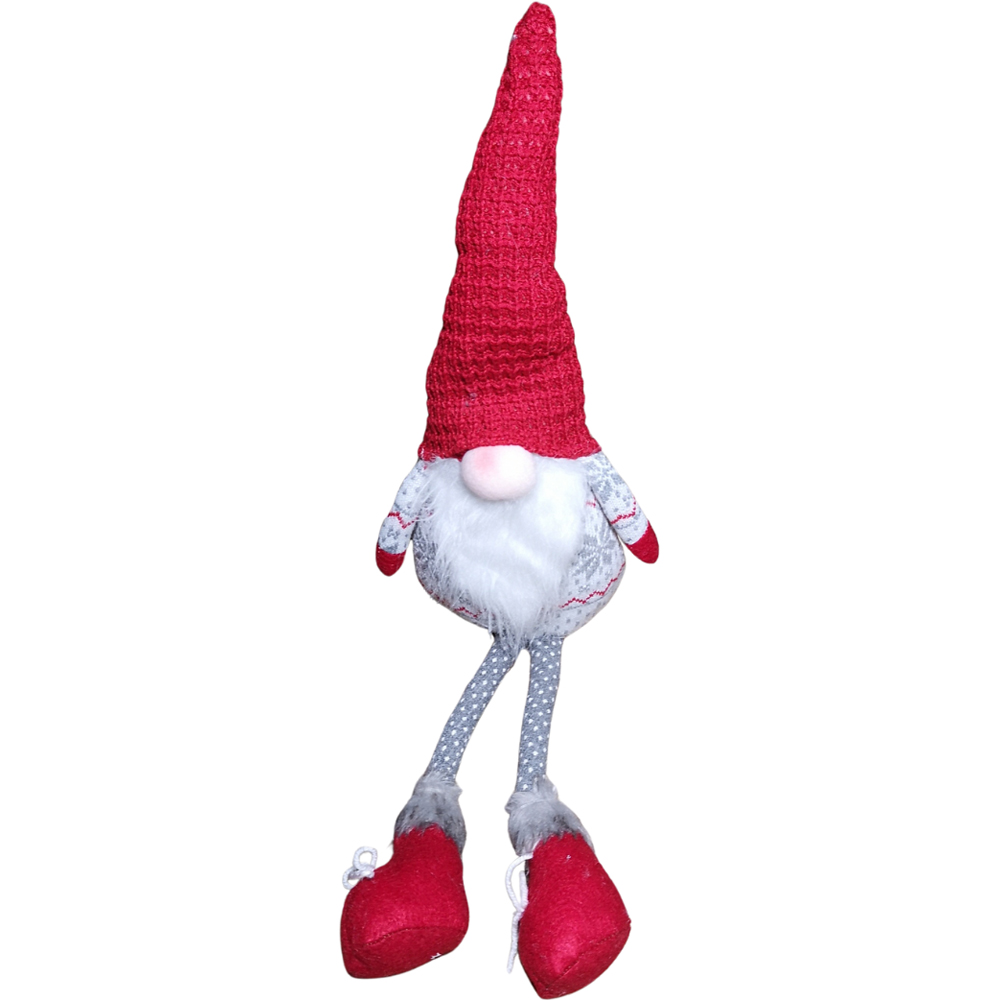 Samuel Alexander Nordic Grey Dangly Legs Gonk Christmas Decoration 58cm Image 1