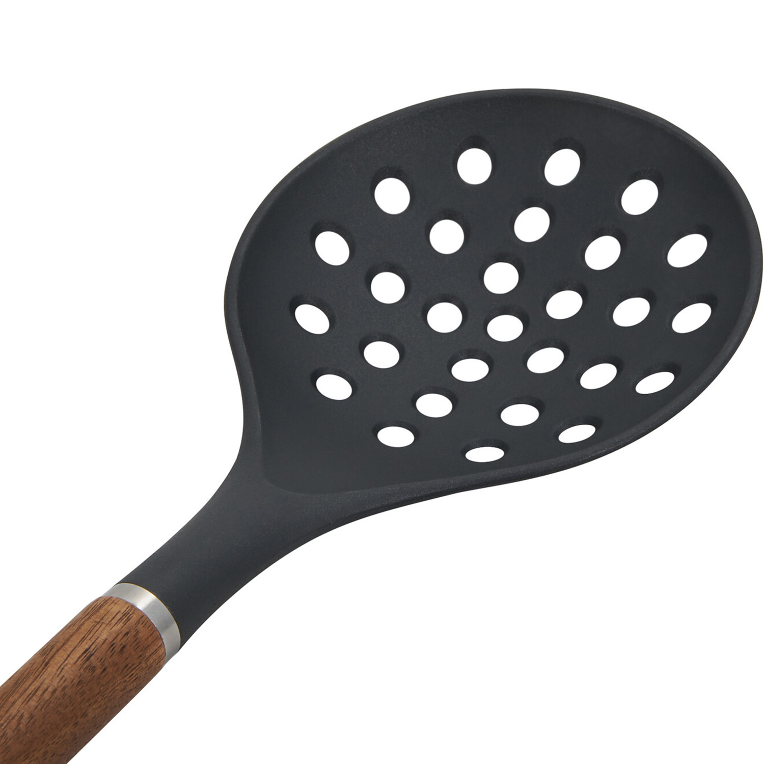 Skimmer with Acacia Handle - Black Image 3