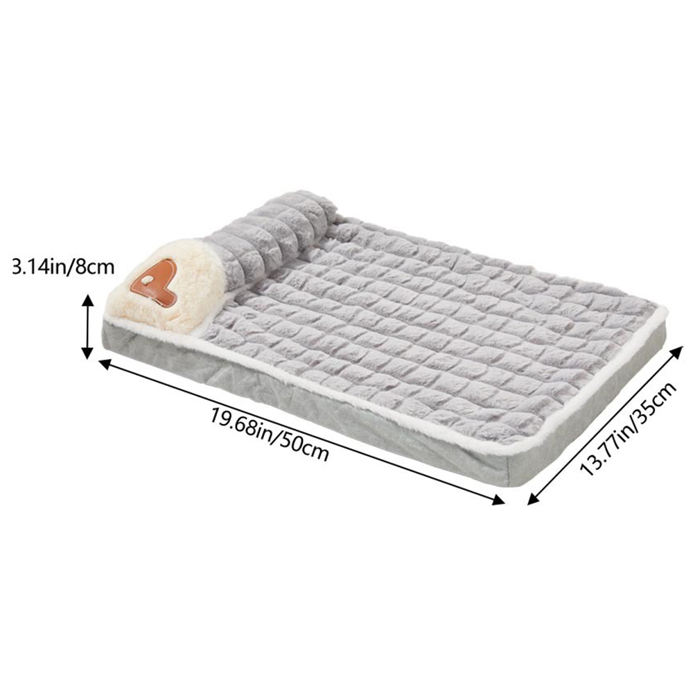 H&O Direct Grey Washable Pet Sleeping Mat 50 x 35cm Image 5