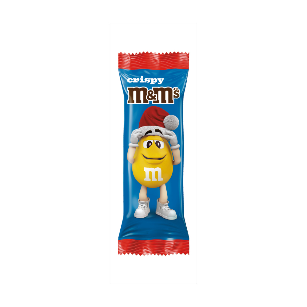 M&M's Crispy Milk Chocolate Christmas Santa Treat 29g Image 1