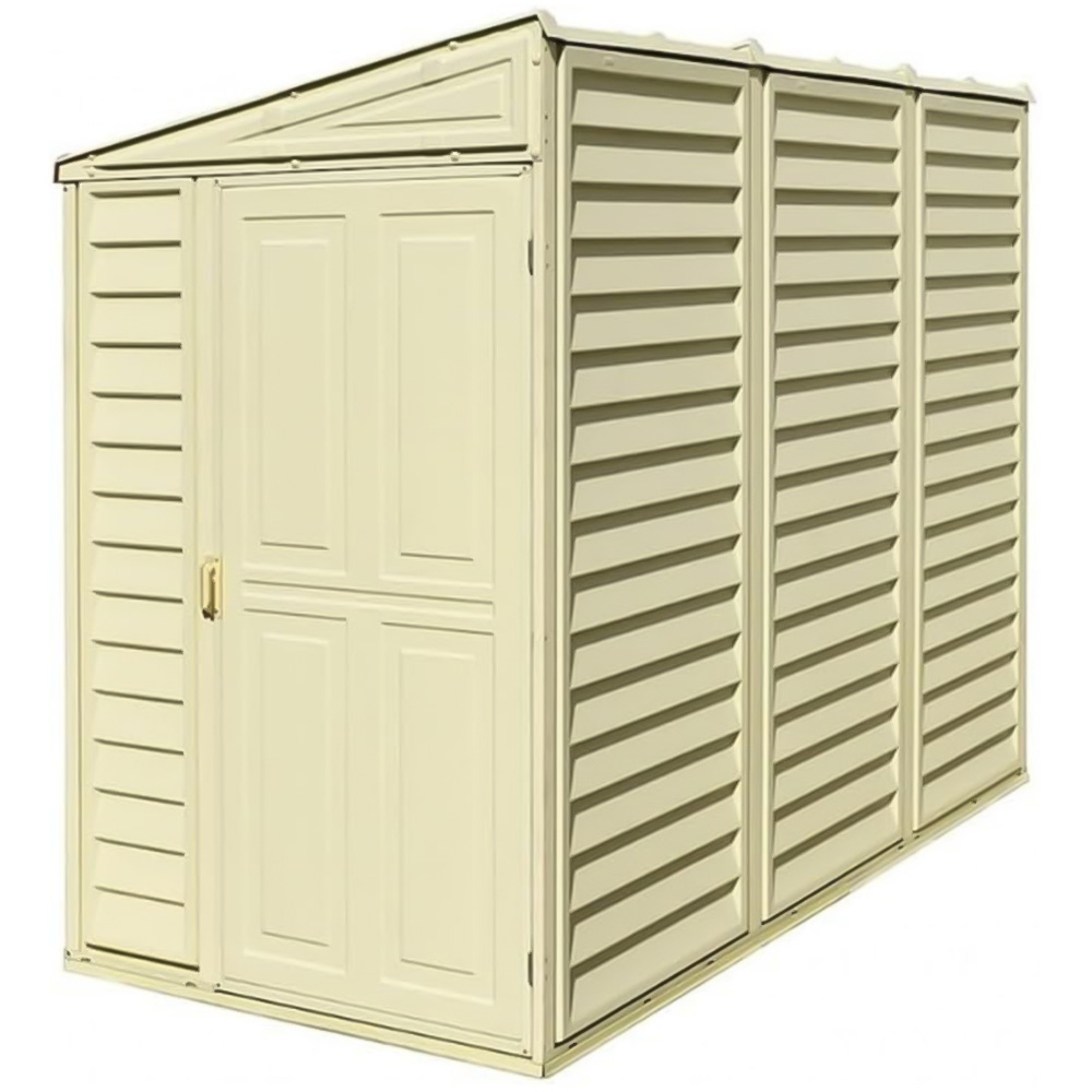 StoreMore Saffron 4 x 8ft Pent Vinyl Garden Shed Image 2