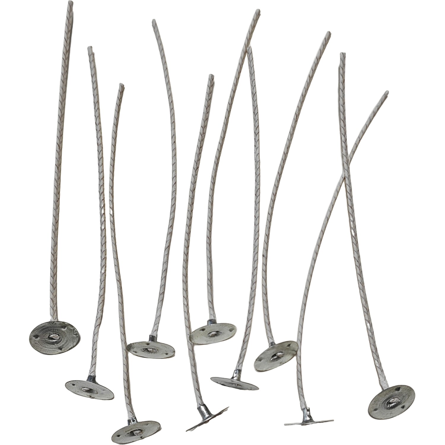 Pack of 10 Pre-Waxed Wicks Image 1
