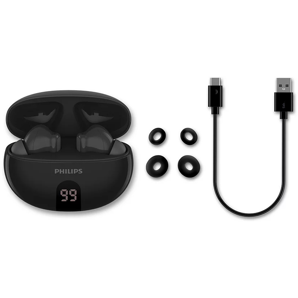 Philips True TAT2520 Black Wireless In-Ear Headphones Image 5