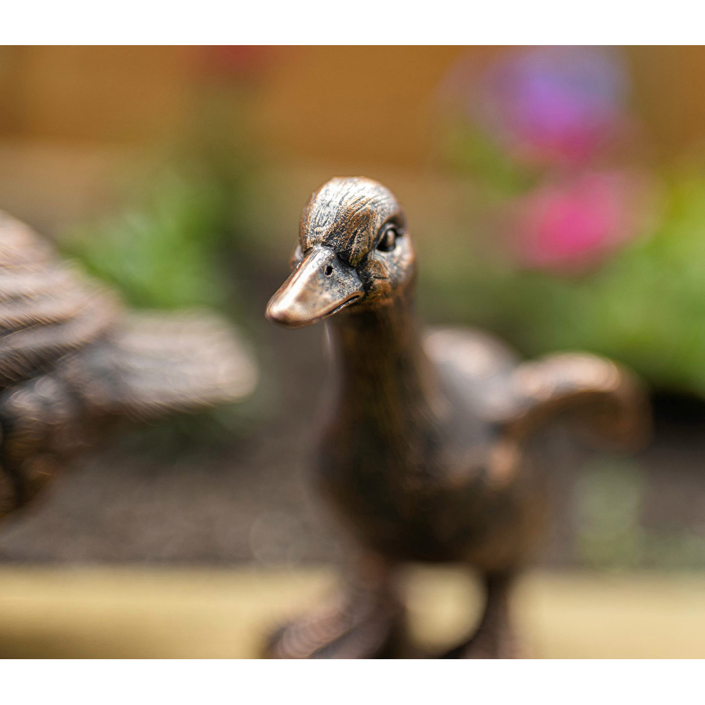 Marco Paul Mum and 3 Baby Ducks Garden Ornament Image 5