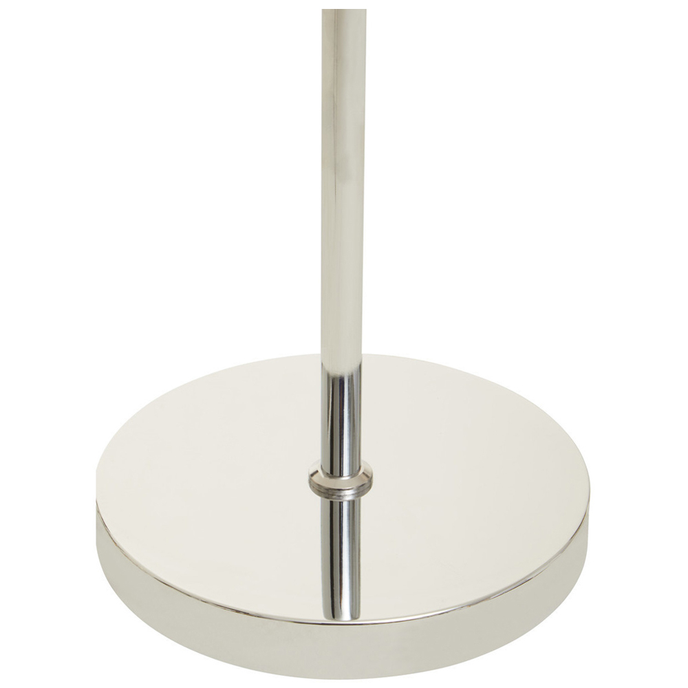 Premier Housewares Chrome Adjustable Floor Lamp Image 6