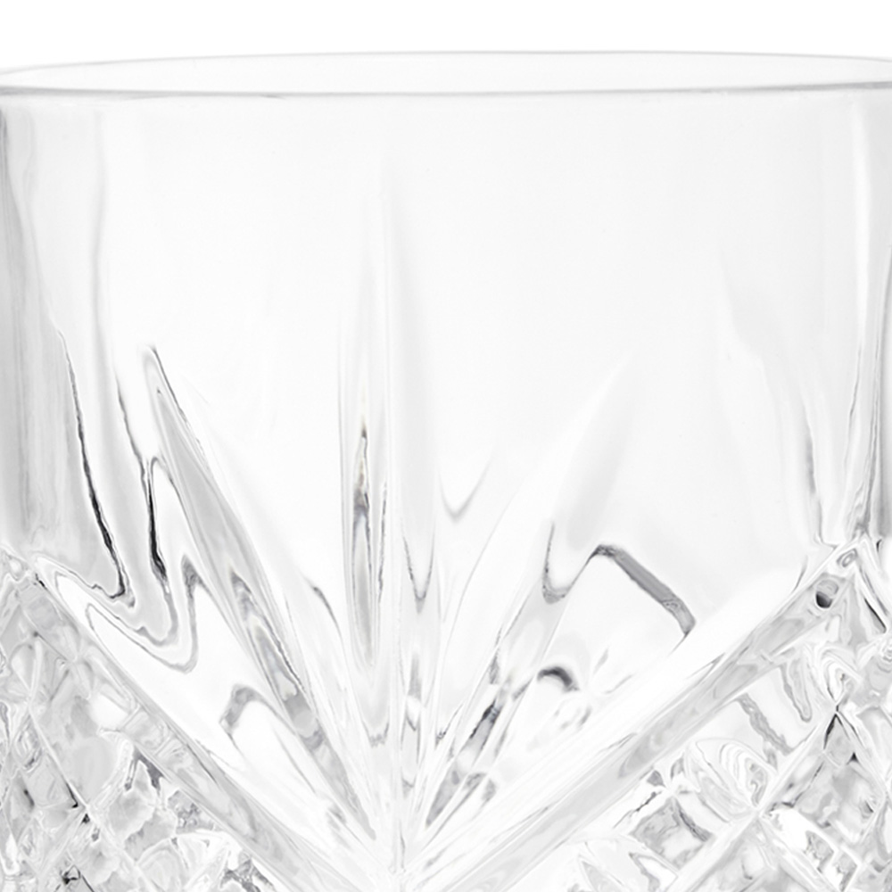 Wilko Luxe Cut Tumbler Glass Image 4