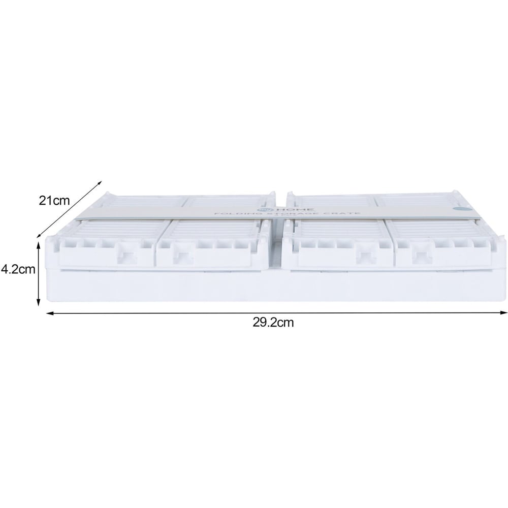 My Home Ribbed Foldable Storage Crate 3 Pack Image 6