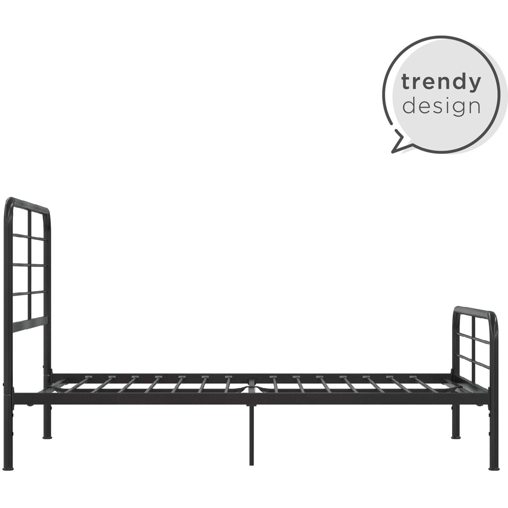 Dorel Millie King Size Black Metal Bed Frame Image 7