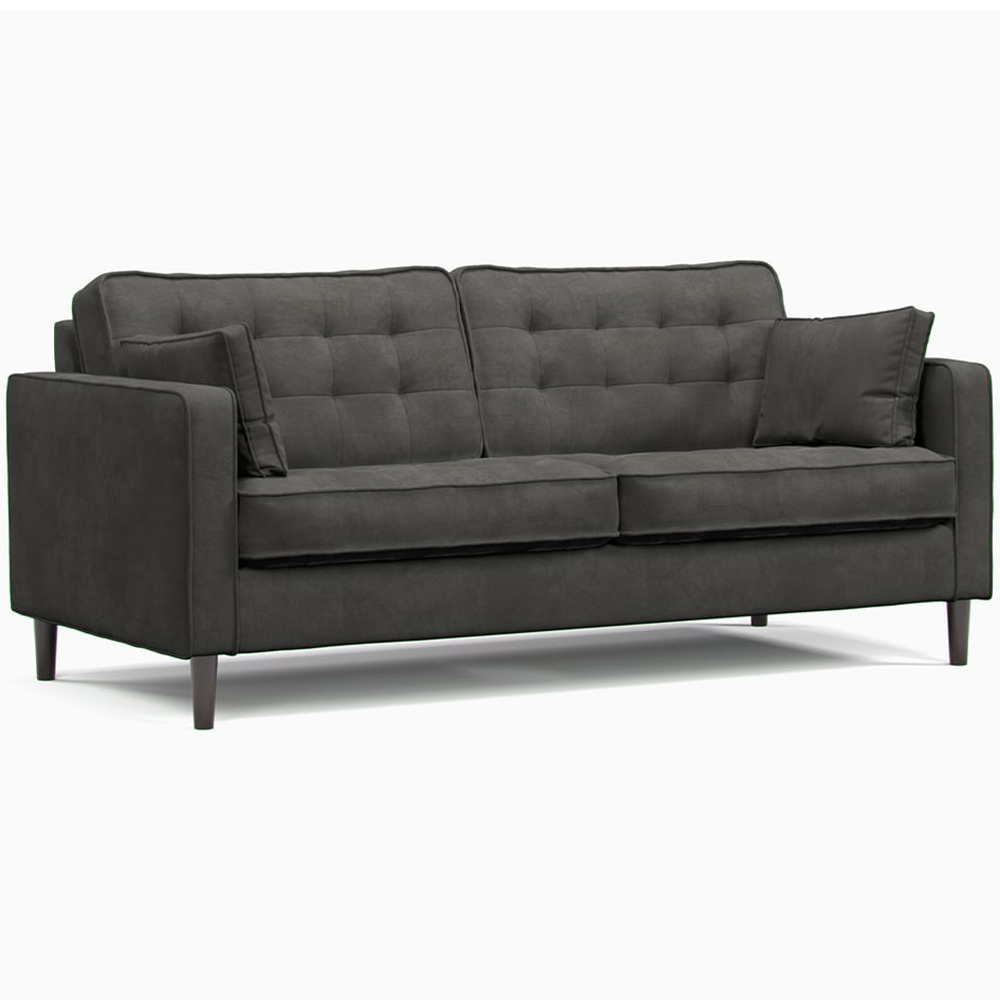 Eden 5 Seater Graphite Chenille Sofa Suite Image 3