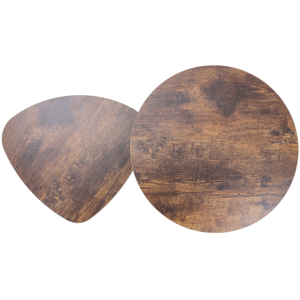 Living and Home Round and Triangular Nest of Tables Set of 2 Image 4