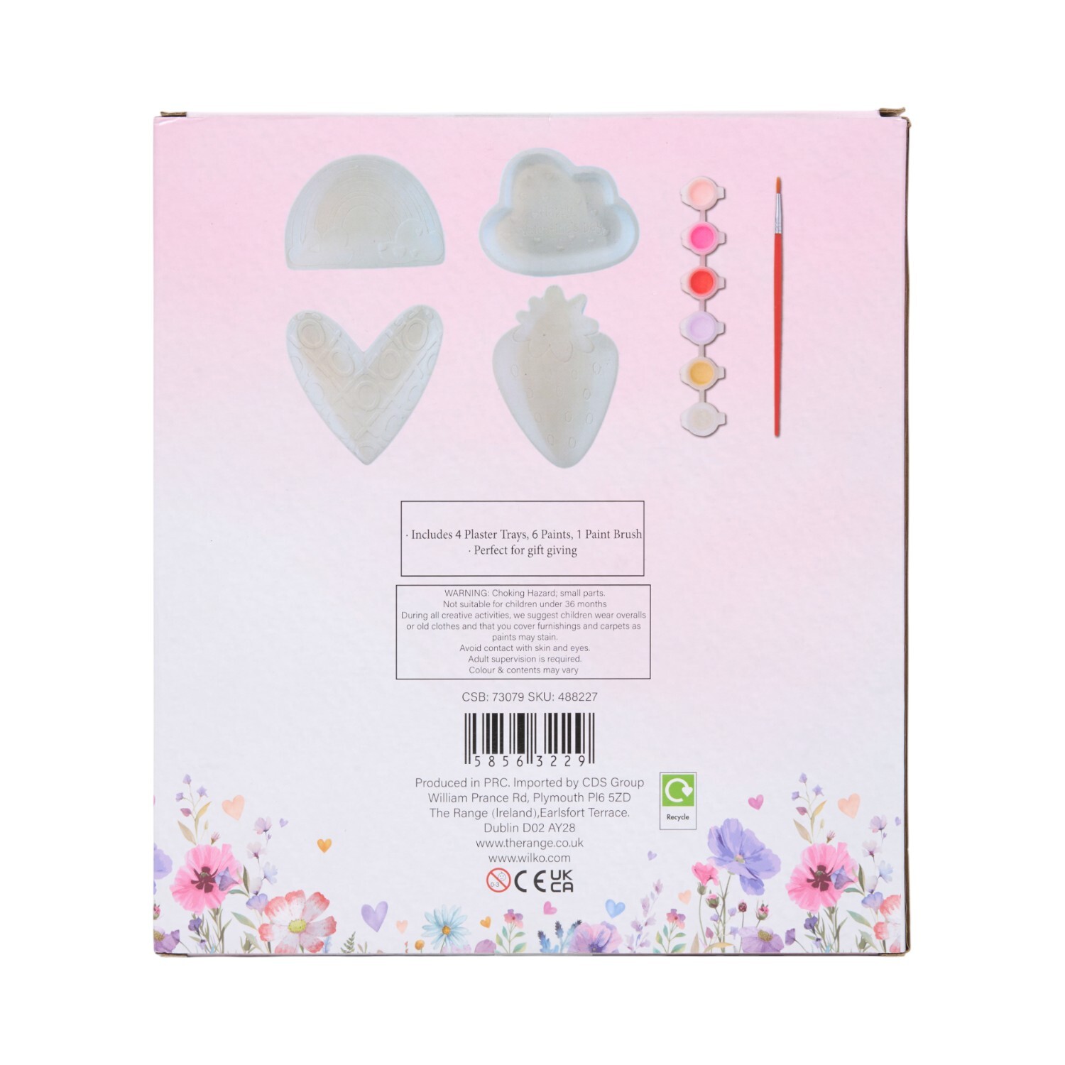 Paint Your Own Trinket Tray Kit White Image 5