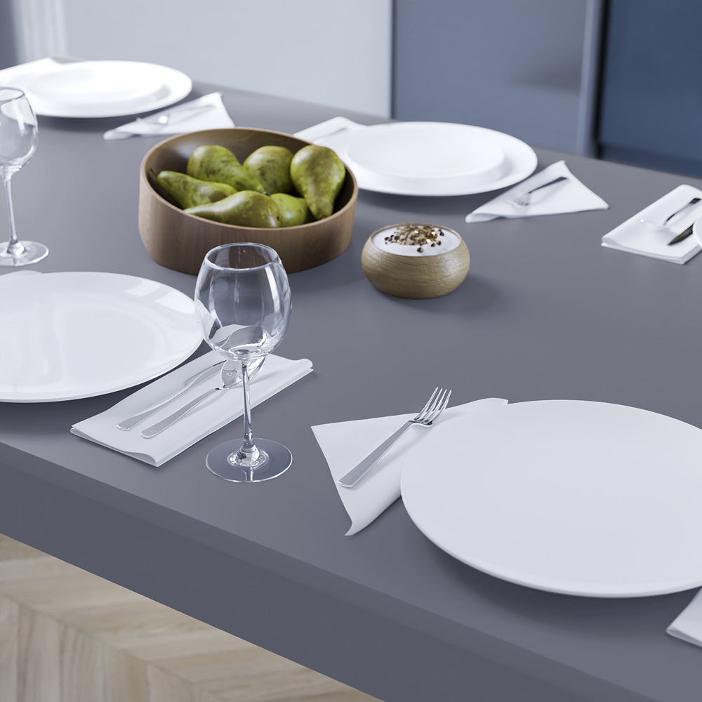 Vida Designs Medina 6 Seater Dining Table Grey Image 3