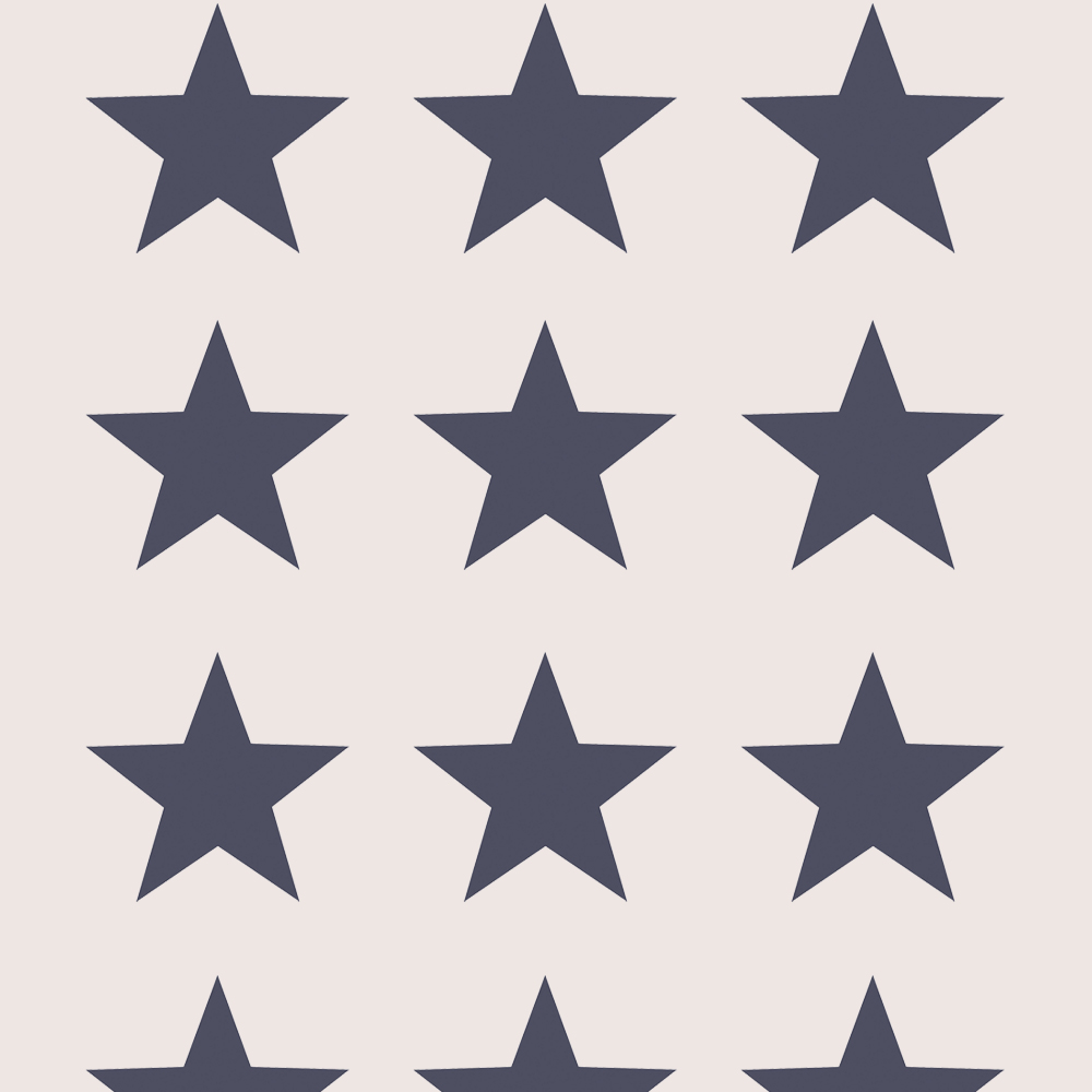 Galerie Deauville 2 Large Star Navy Blue and White Wallpaper Image 1