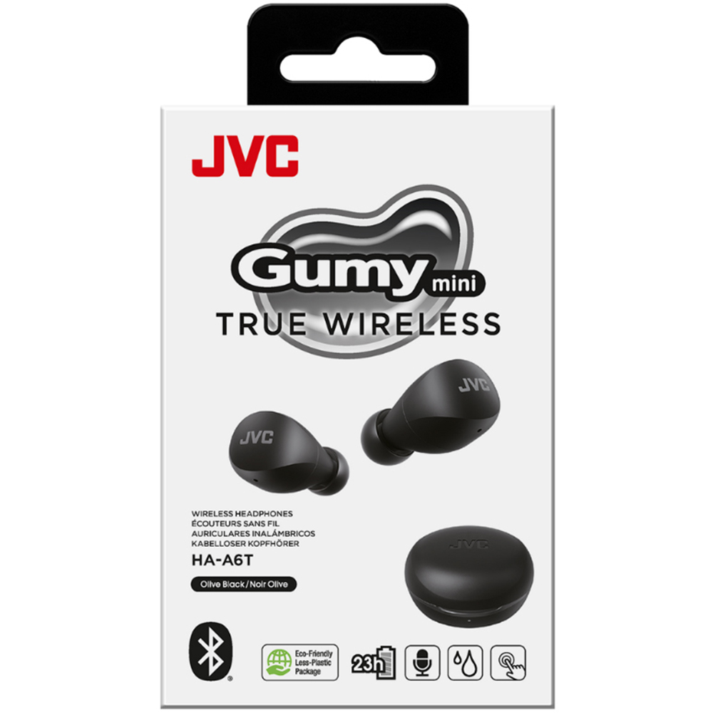 JVC HA-A6T Black Gumy Mini True Wireless Earbuds Image 8