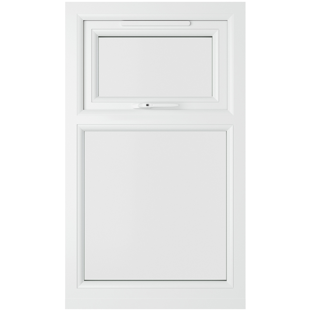 Crystal Agate and White Top Hung Over Fixed Light Clear Double Glazed Window 610 x 1190mm Image 3