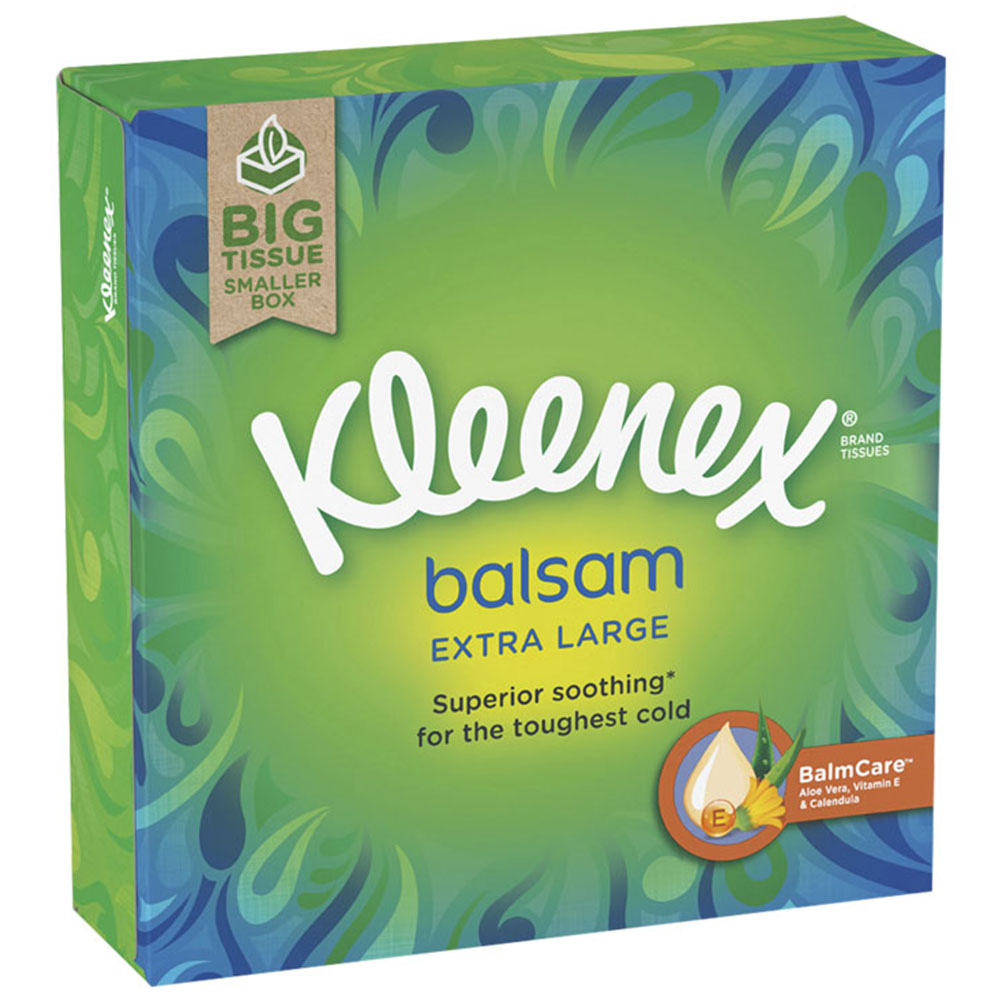 Kleenex Balsam Compact Ultra Soft Tissue Single Box 40 3ply Image 2