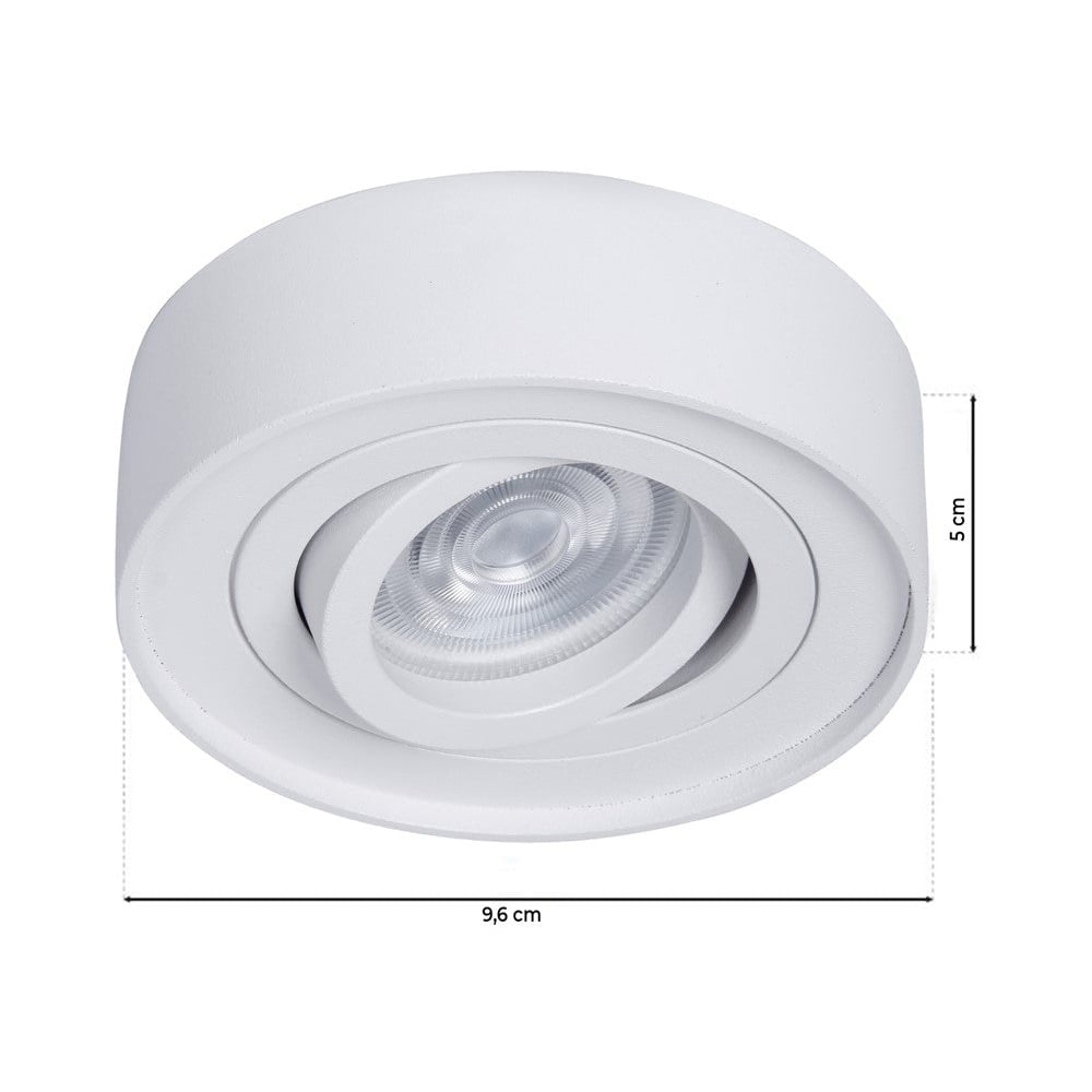 Milagro Nusa Round White Spot Light 230V Image 7