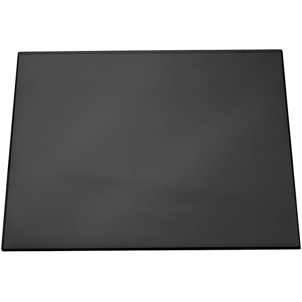 Durable Black Clear Overlay Non-Slip Desk Mat 65 x 52cm Image 1