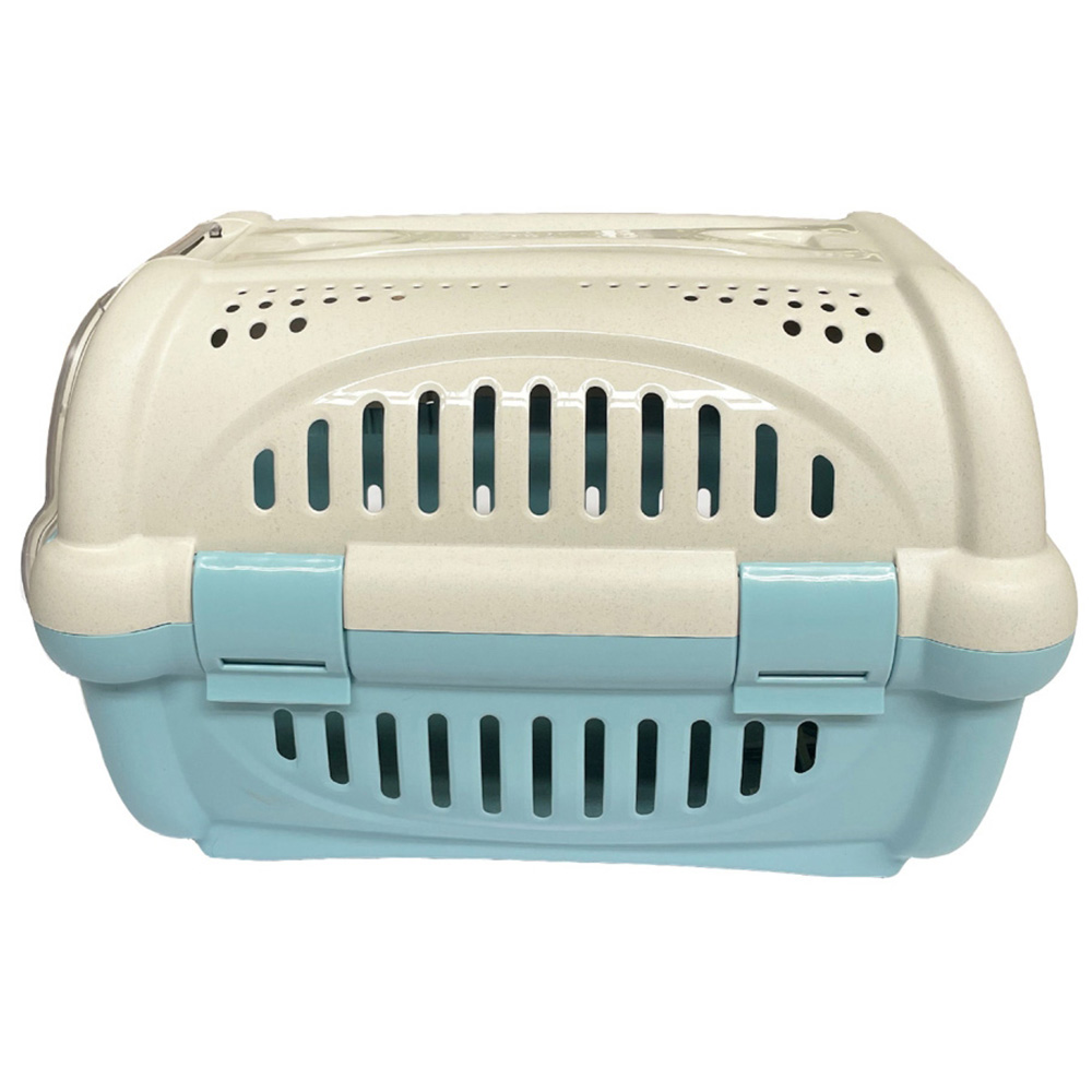 Happy Pet Rhino Blue Clear Door Pet Carrier 51 x 34.5 x 33cm Image 5