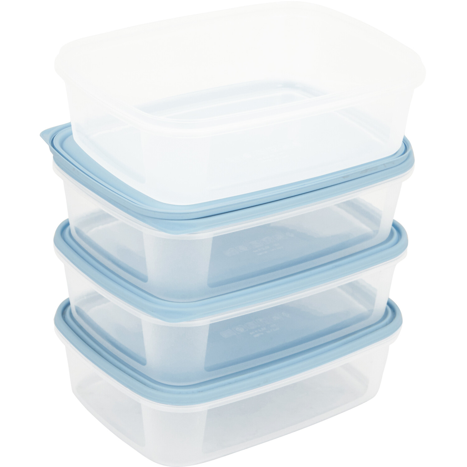 Set of 4 Everyday Food Boxes - Clear Image 5