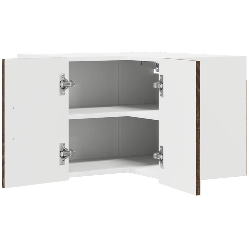 vidaXL Kalmar 2 Door Brown Oak Wall Kitchen Cabinet Image 5