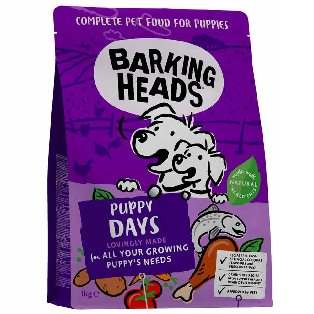 Barking Heads Puppy Days 1kg Image 1