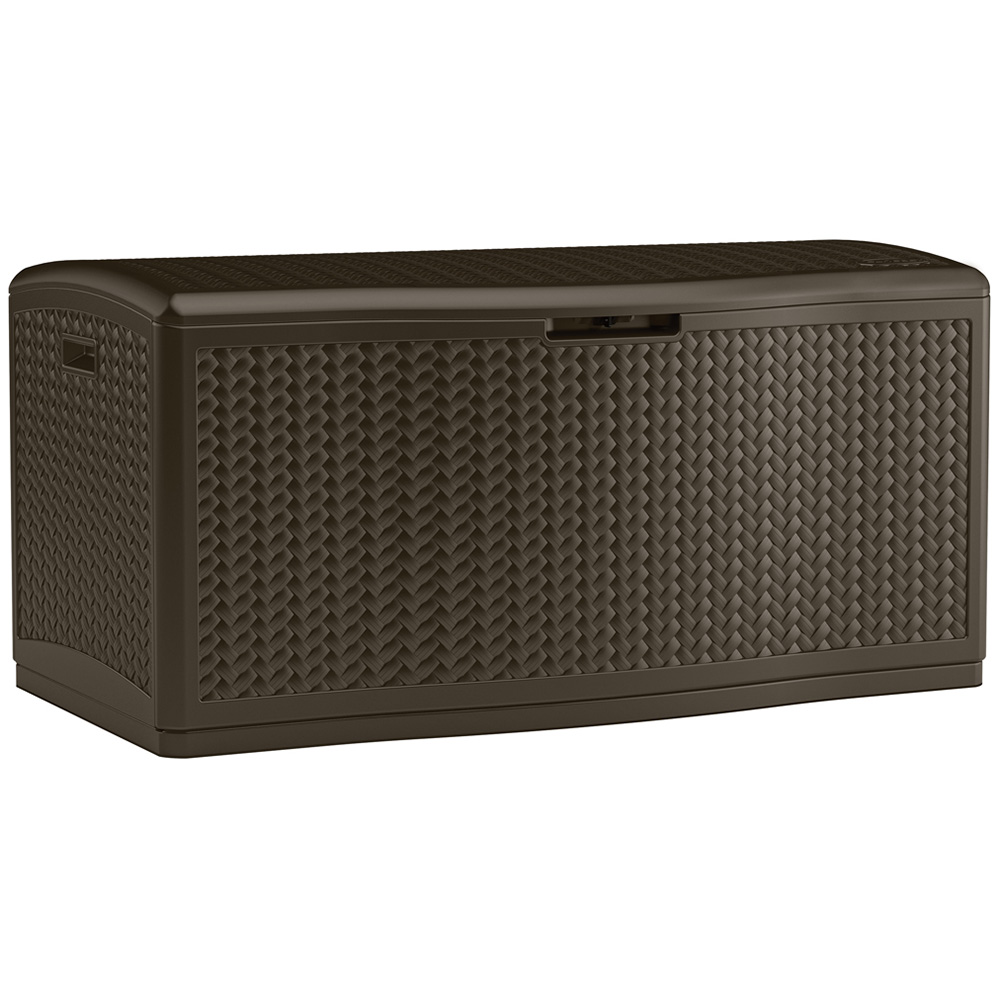 Suncast Minnesota 469L Java Brown Storage Box Image 1