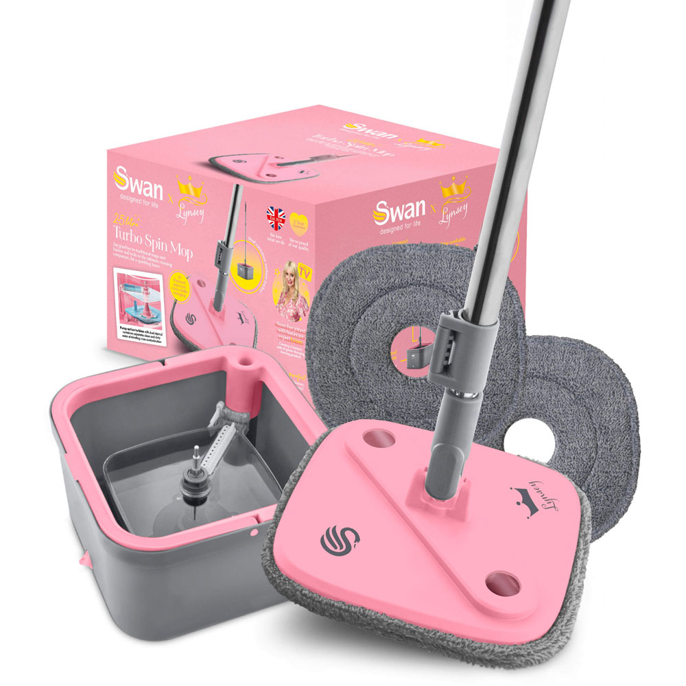 Swan x Lynsey SWFC1002QOCN Turbo Spin Mop Image 2