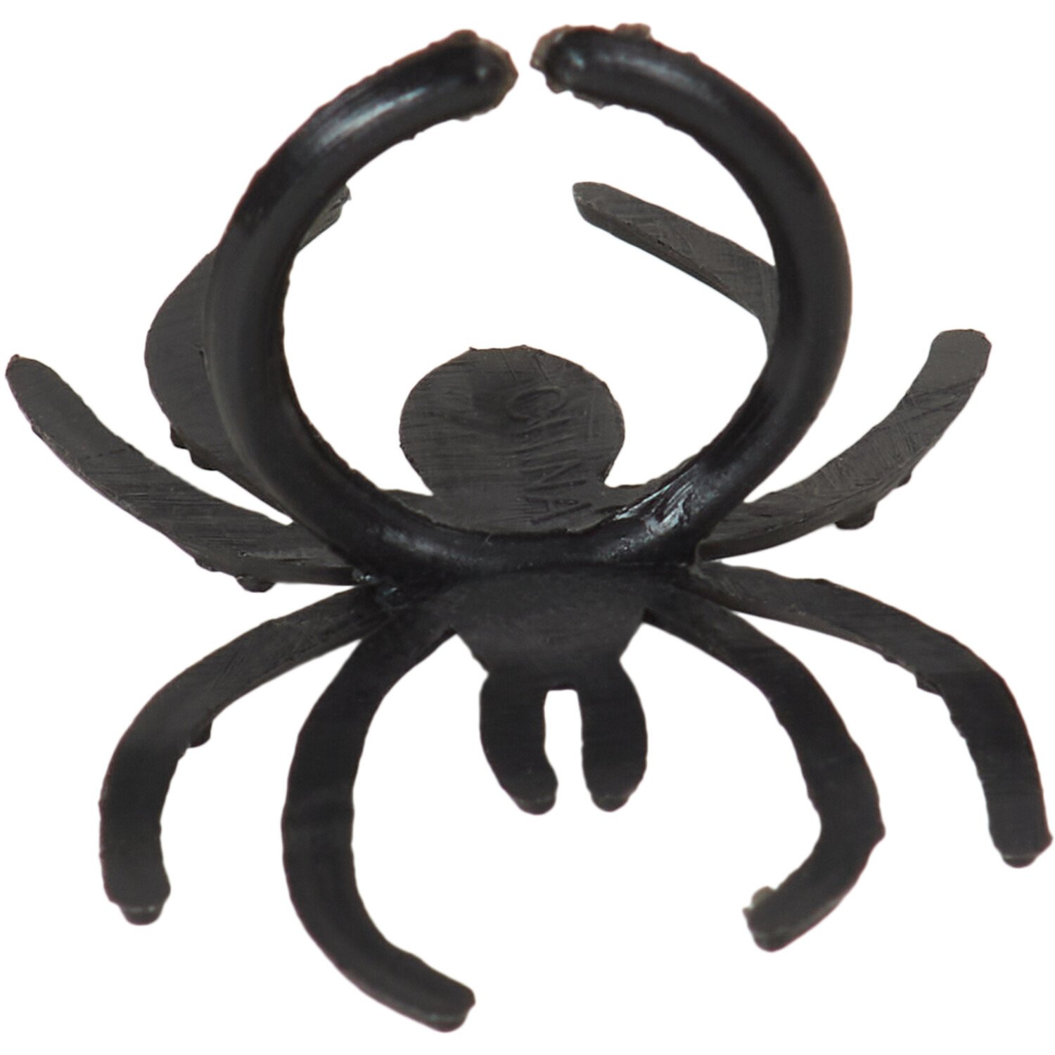 Pack of 80 Black Halloween Spiders - Black Image 4