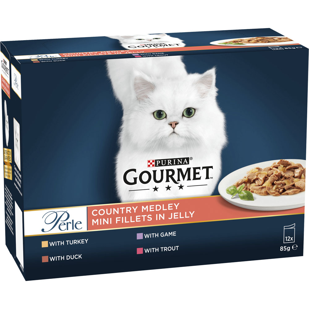Purina Gourmet Perle Country Medley Cat Food Pouches 12 x 85g Image 2