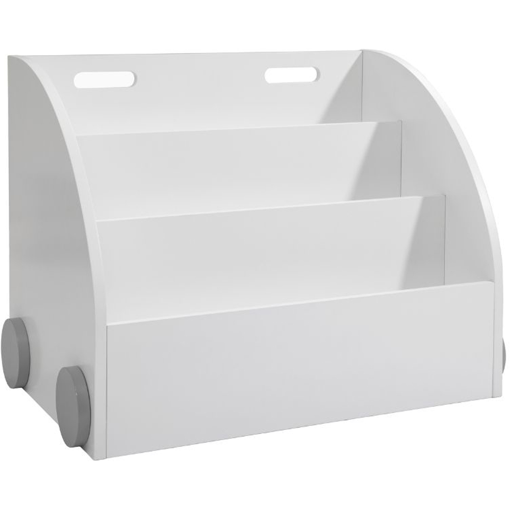 Noa and Nani Tormod 3 Shelf White Book Organiser Image 2