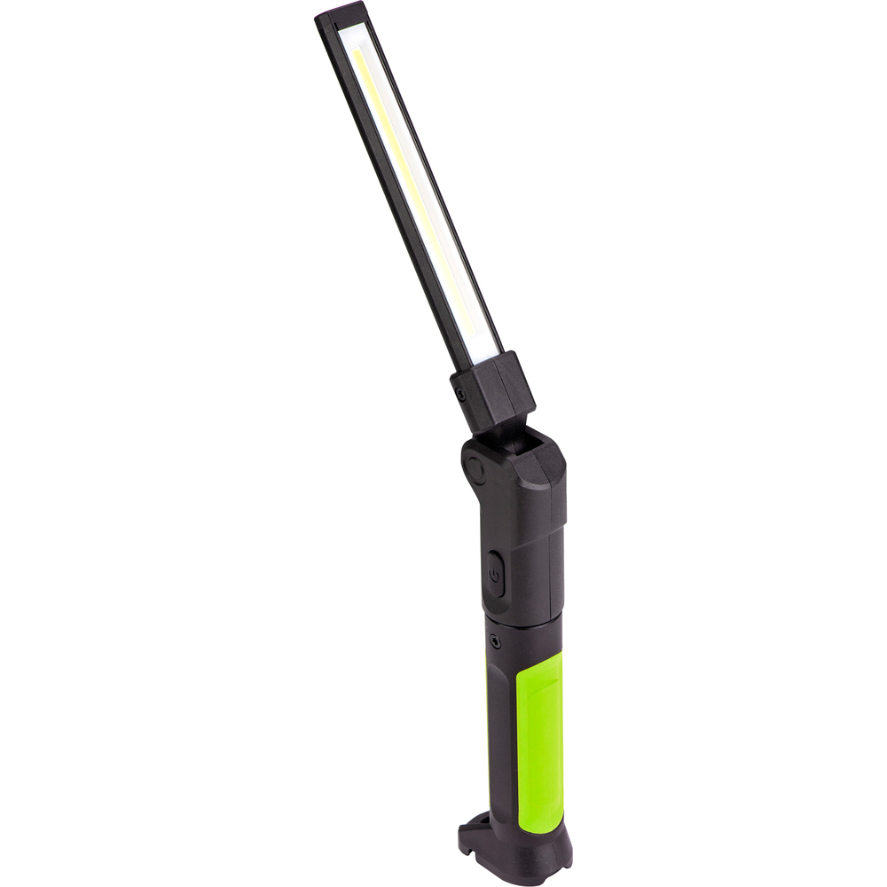 Luceco 500 Lumens USB Rechargeable Foldable Inspection Torch with Powerbank Image 3