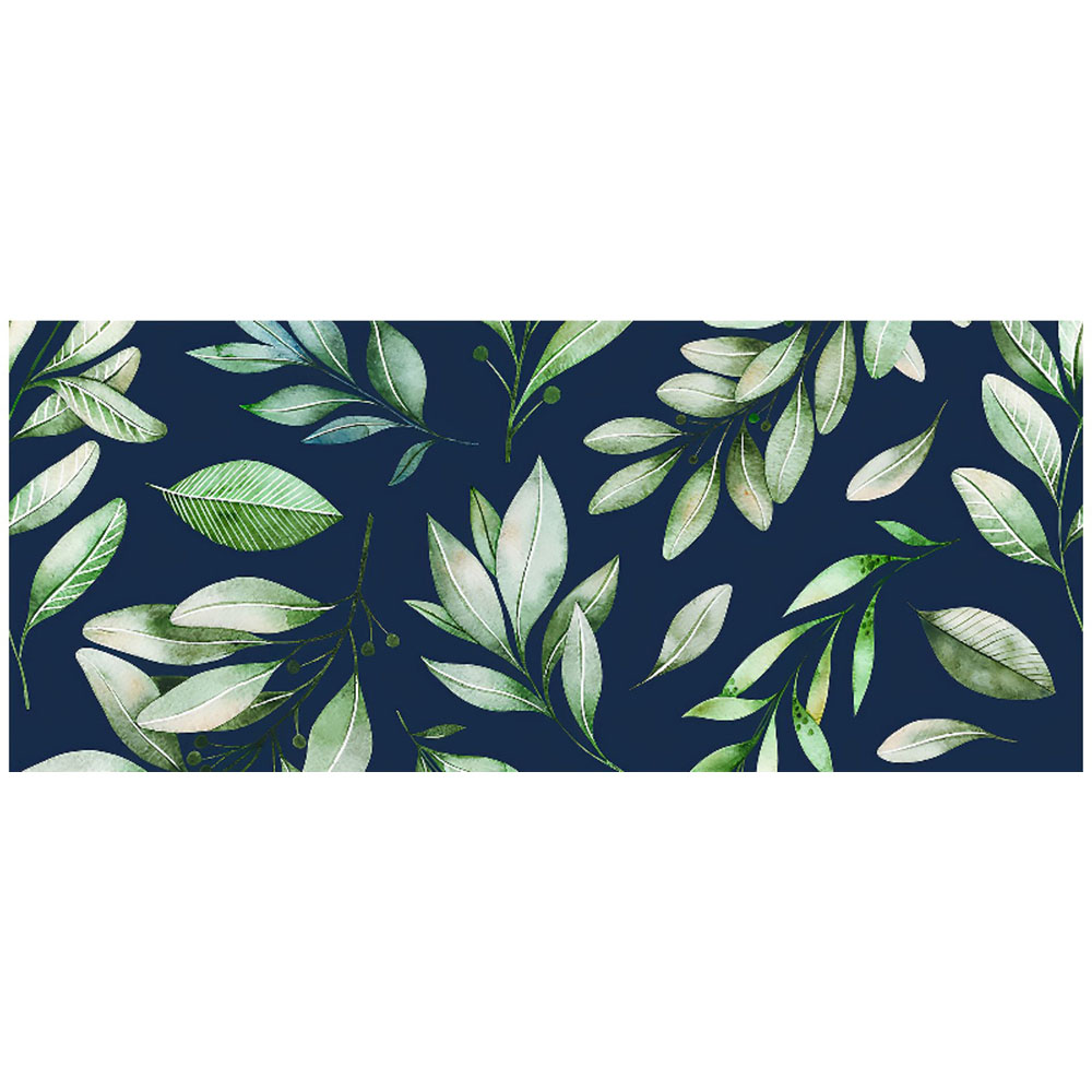 Warren Reed Designer Watercolour Leaves Glass Bathroom Splashback 25 x 60cm Image 2