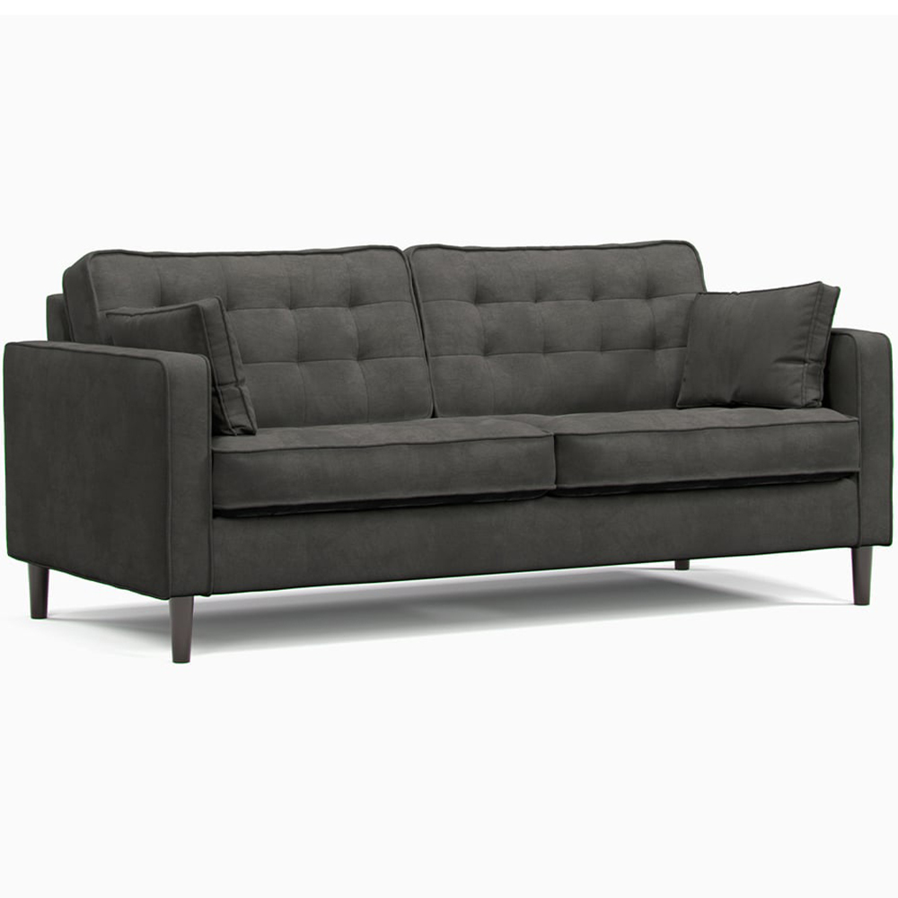 Eden 5 Seater Graphite Chenille Sofa Suite Image 3