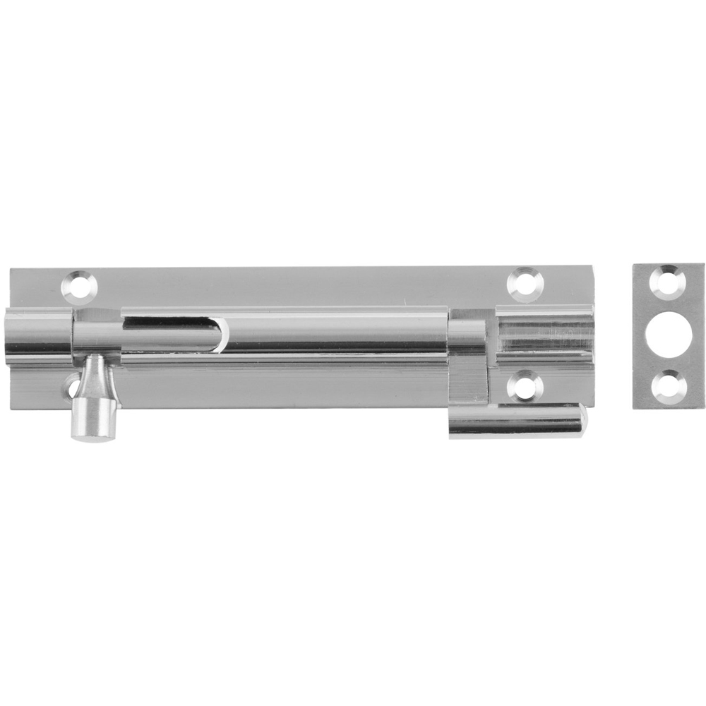 Hiatt 102mm Chrome Cranked Door Bolt Image 1