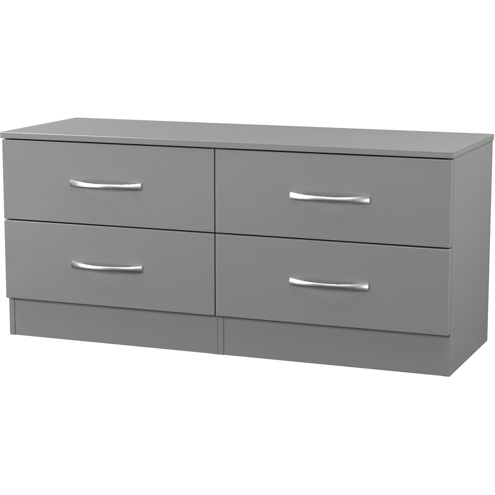 Crowndale Avon 4 Drawer Matt Black Bed Box Ready Assembled Image 4