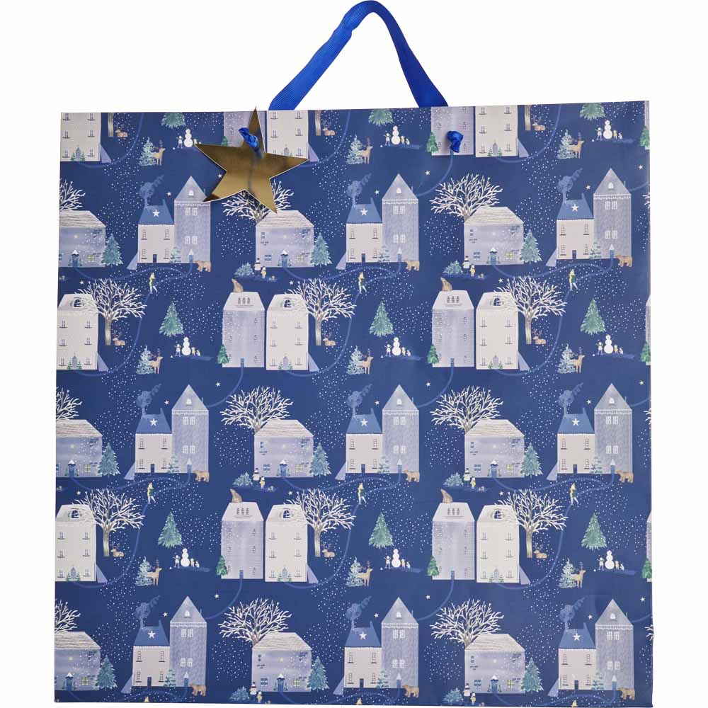 Wilko Midwinter Christmas Gift Bag Extra Large Wilko