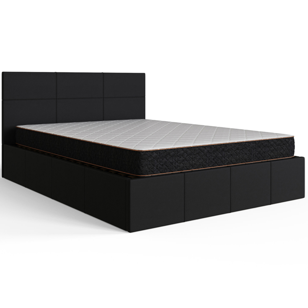 GFW King Size Black End Lift Ottoman Bed Image 4