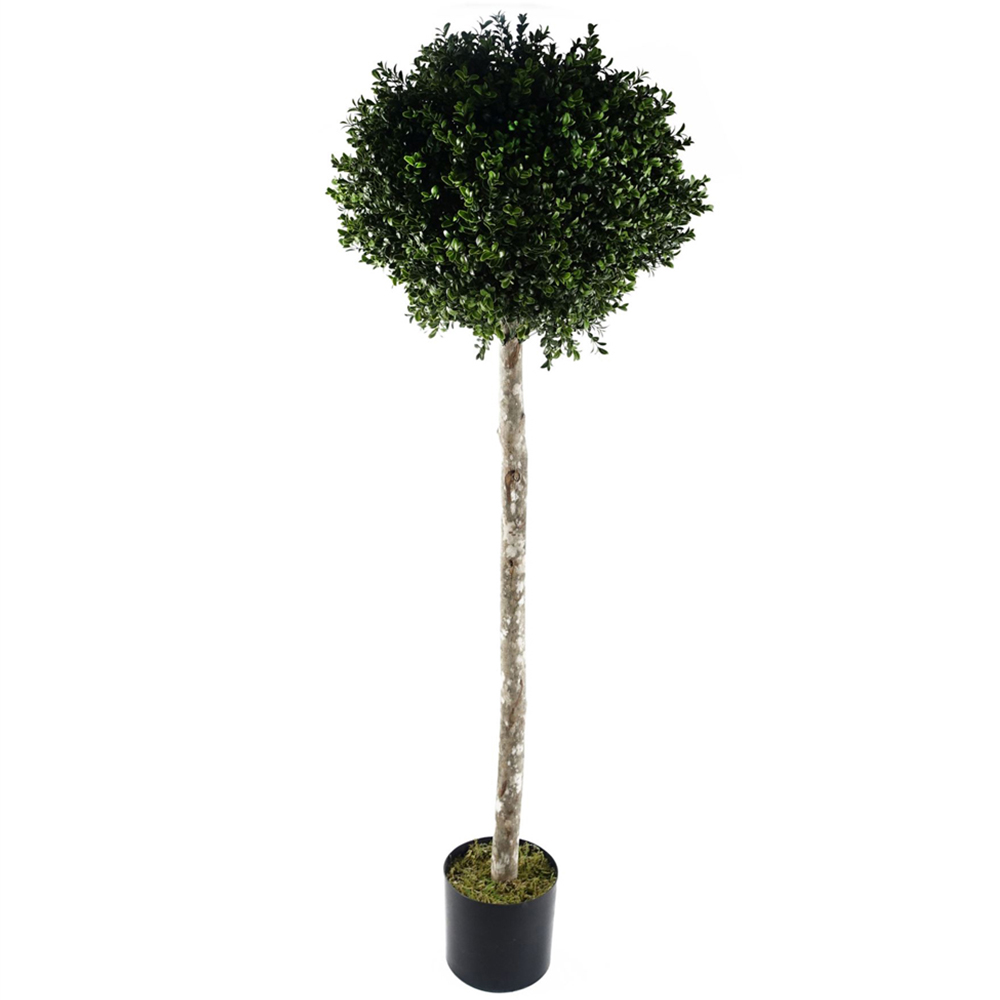 Leaf Artificial Buxus Ball Topiary Tree 140cm Image 1