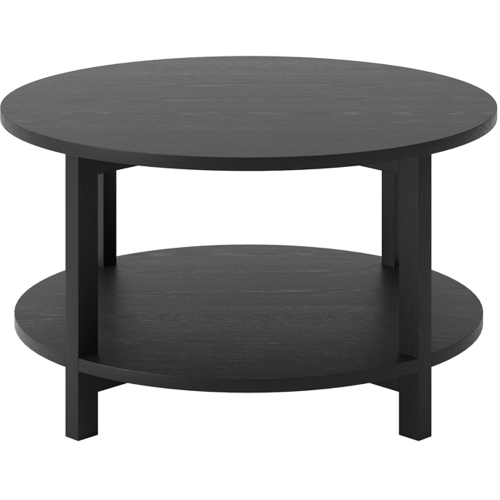 Westbrook Single Shelf Black Coffee Table Image 4
