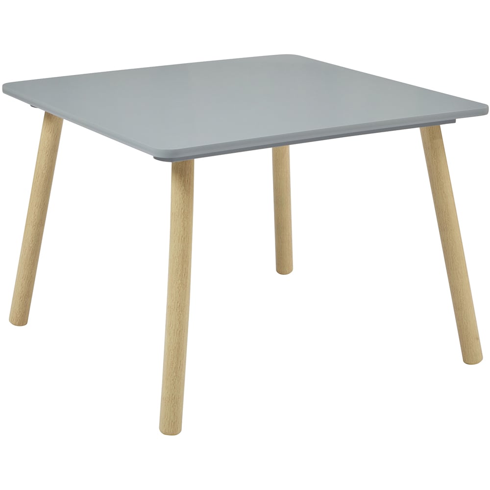 Liberty House Toys Kids Grey and Pinewood Table and Chair Set Image 4