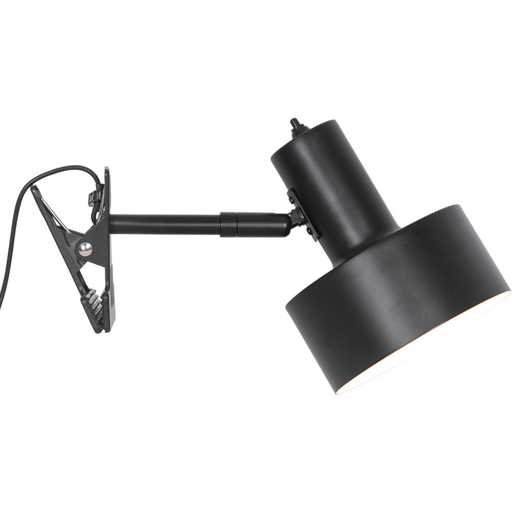 Nordlux Matis E27 Black Clamp Lamp Image 3