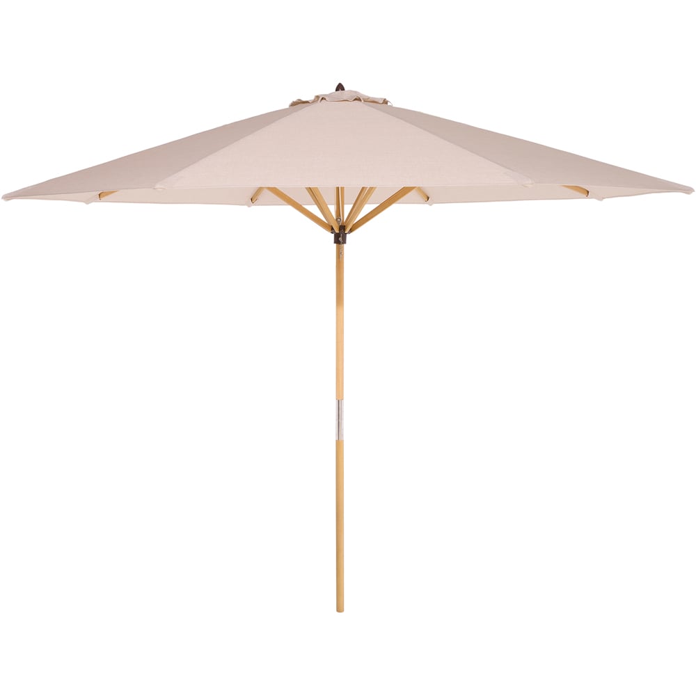Rowlinson Ashdown Wooden Parasol 3m Image 1