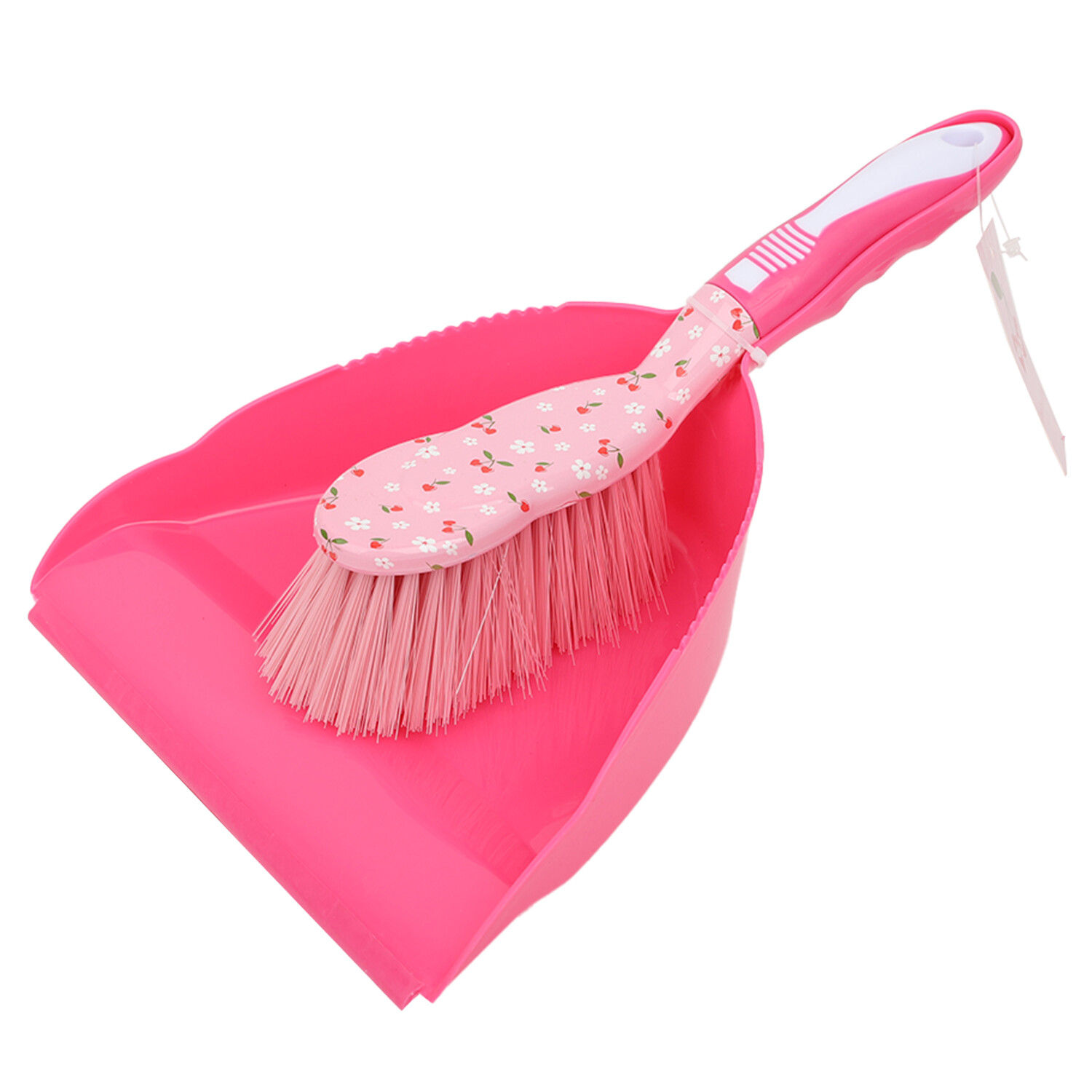 Mon Cheri Dust Pan and Brush Set - Pink Image 2