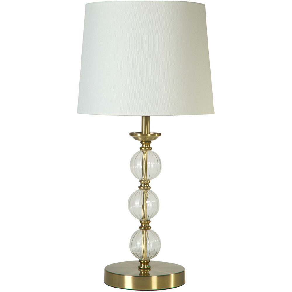 Lighting Collection Goodwin Antique Brass Table Lamp Image 1