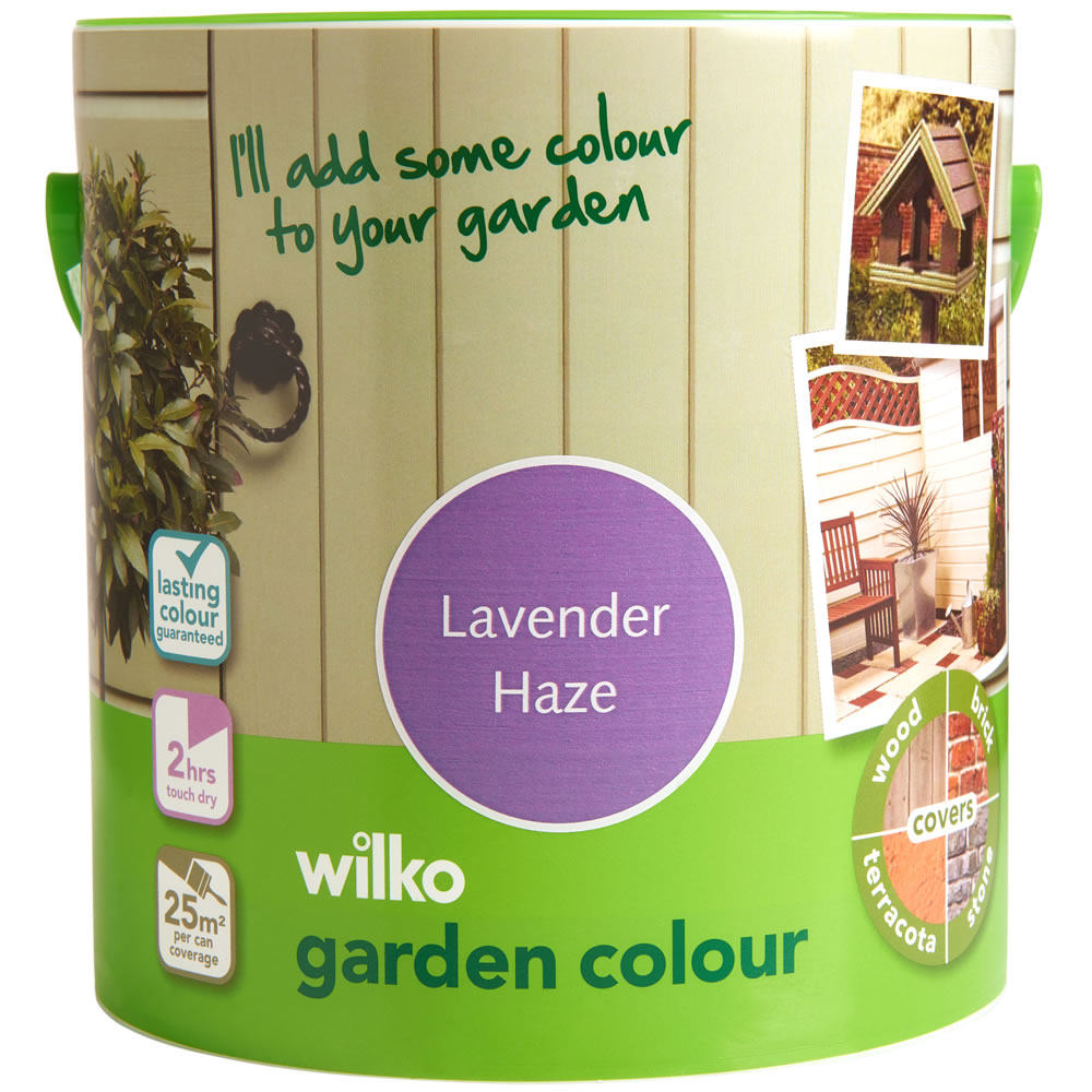 Wilko Garden Colour Lavender Haze Exterior Paint 2.5L Image